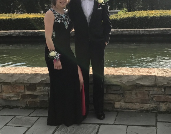 Black and silver dress - Picture 5 of 6